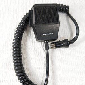 Vintage Realistic Electret Condenser Microphone CB radio Thailand parts UNTESTED